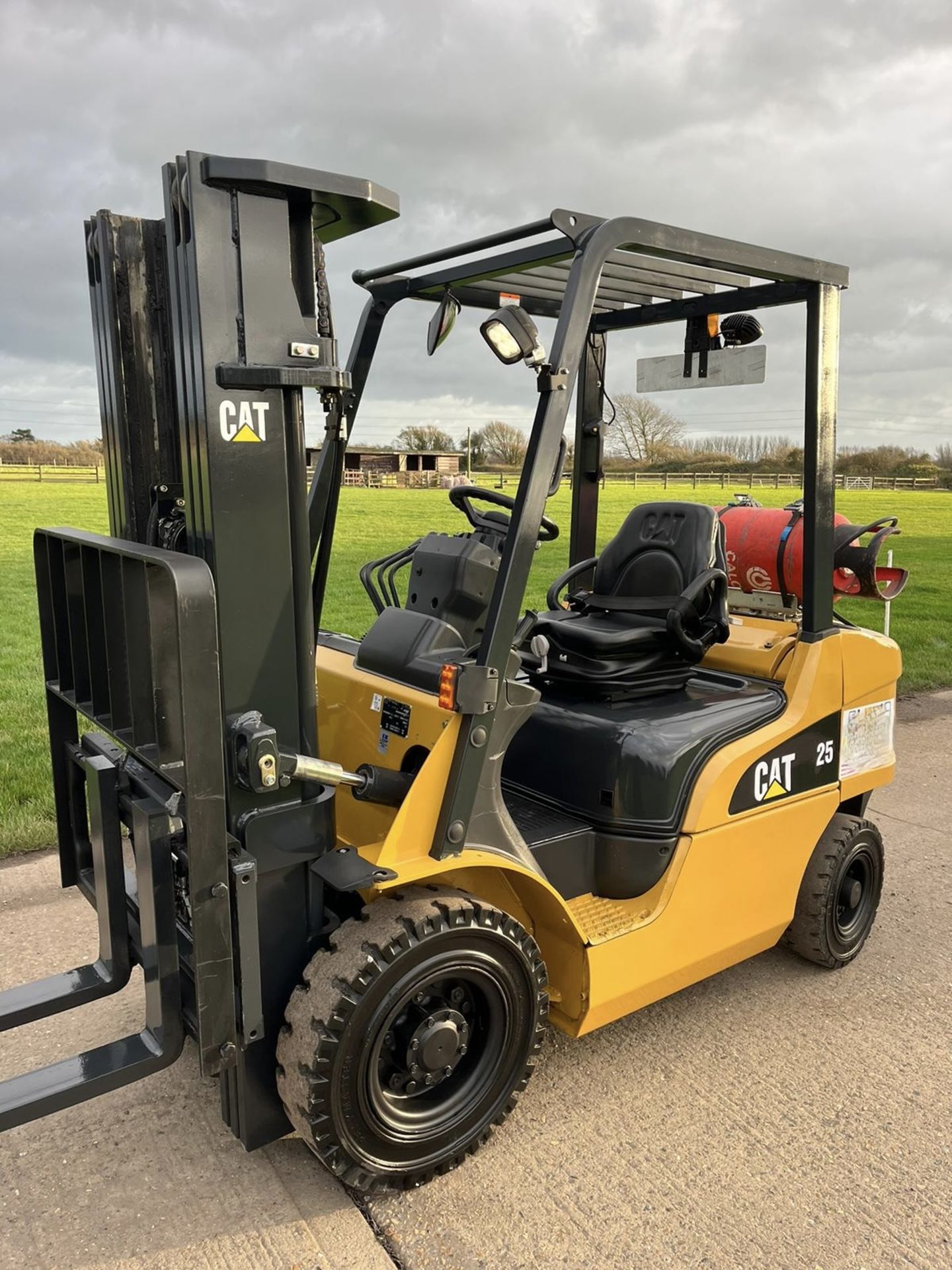 2017, CATERPILLAR 2.5 Tonne Gas Forklift (Container) Triple Mast