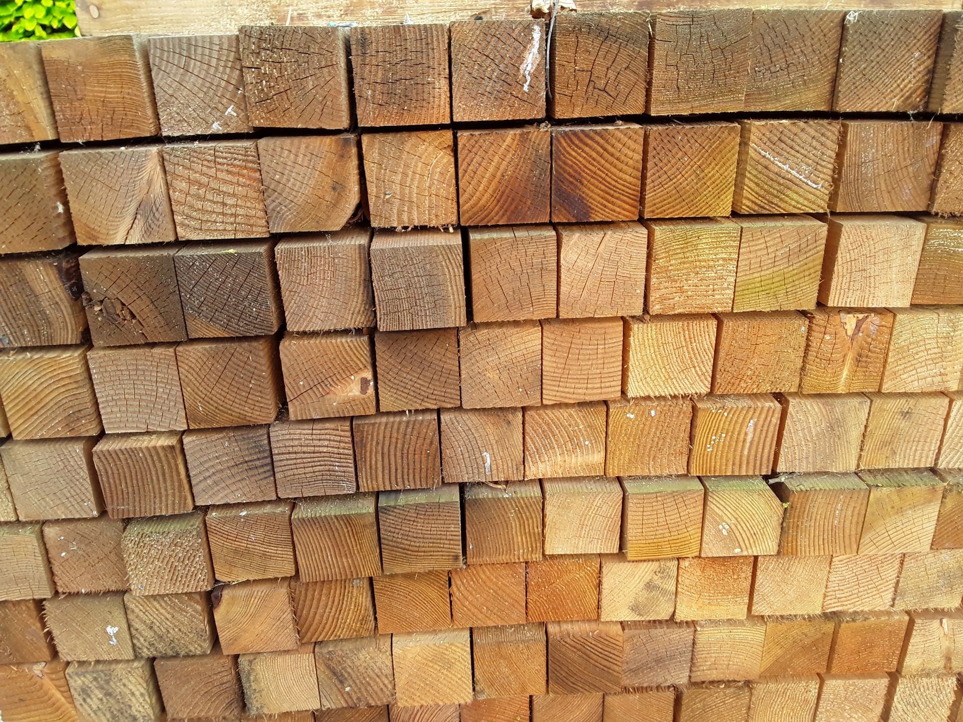 50x Softwood Sawn Mixed Larch / Douglas Fir Timber Posts - Bild 4 aus 4