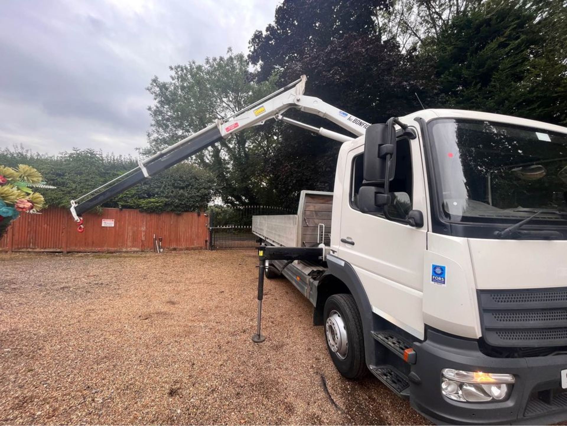 2017, Mercedes-Benz ATEGO - 1218 HIAB 20ft Dropside Truck - Image 18 of 20