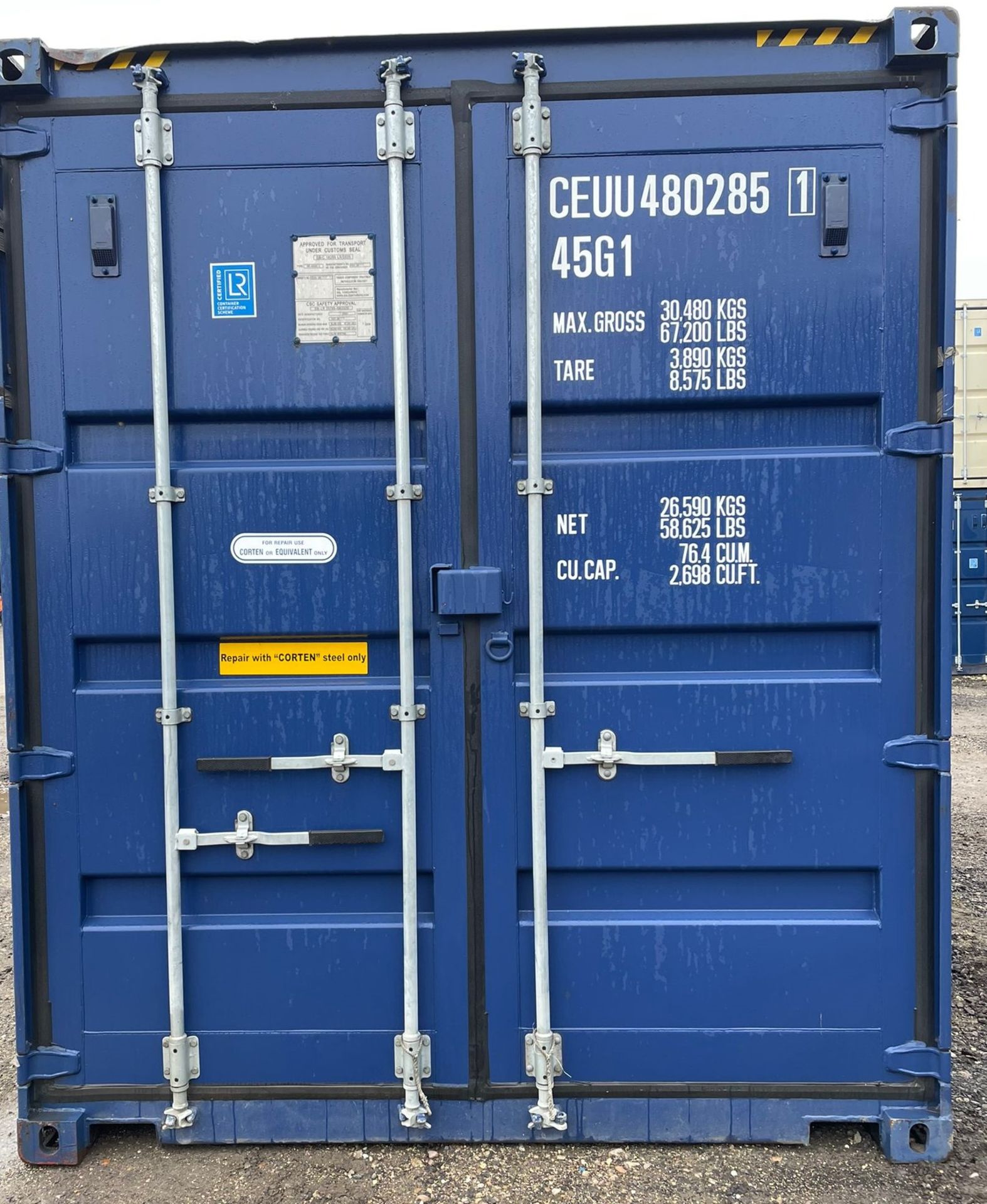 40ft HC Shipping Container - ref CEUU4802851