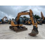 2014 CASE CX75C MIDI EXCAVATOR