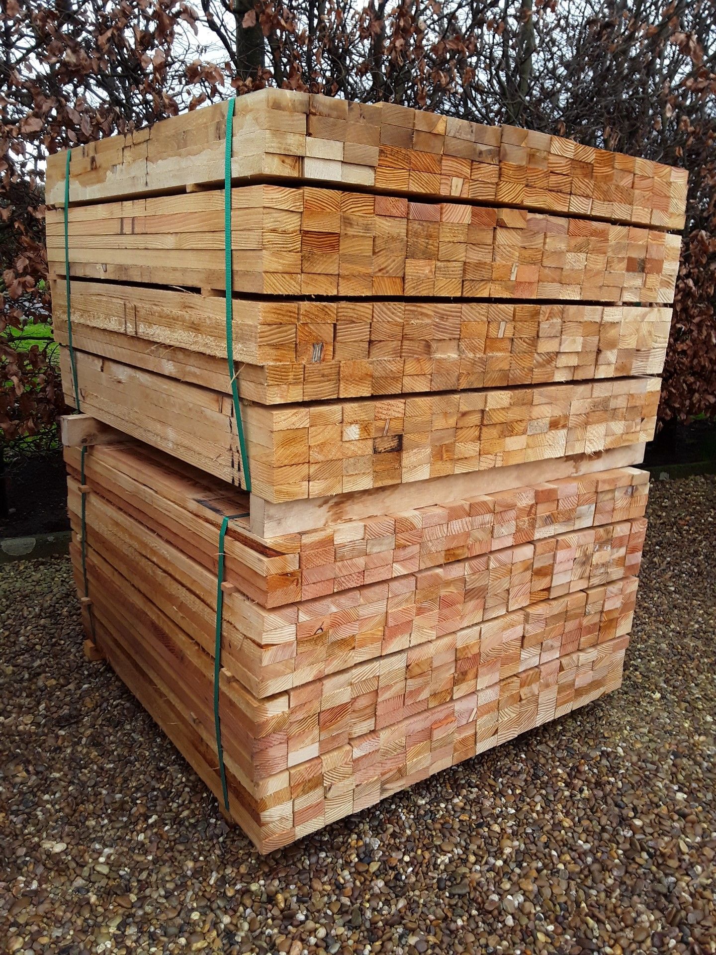 150x Softwood Sawn Mixed Larch / Douglas Fir Palings / Timber Offcuts