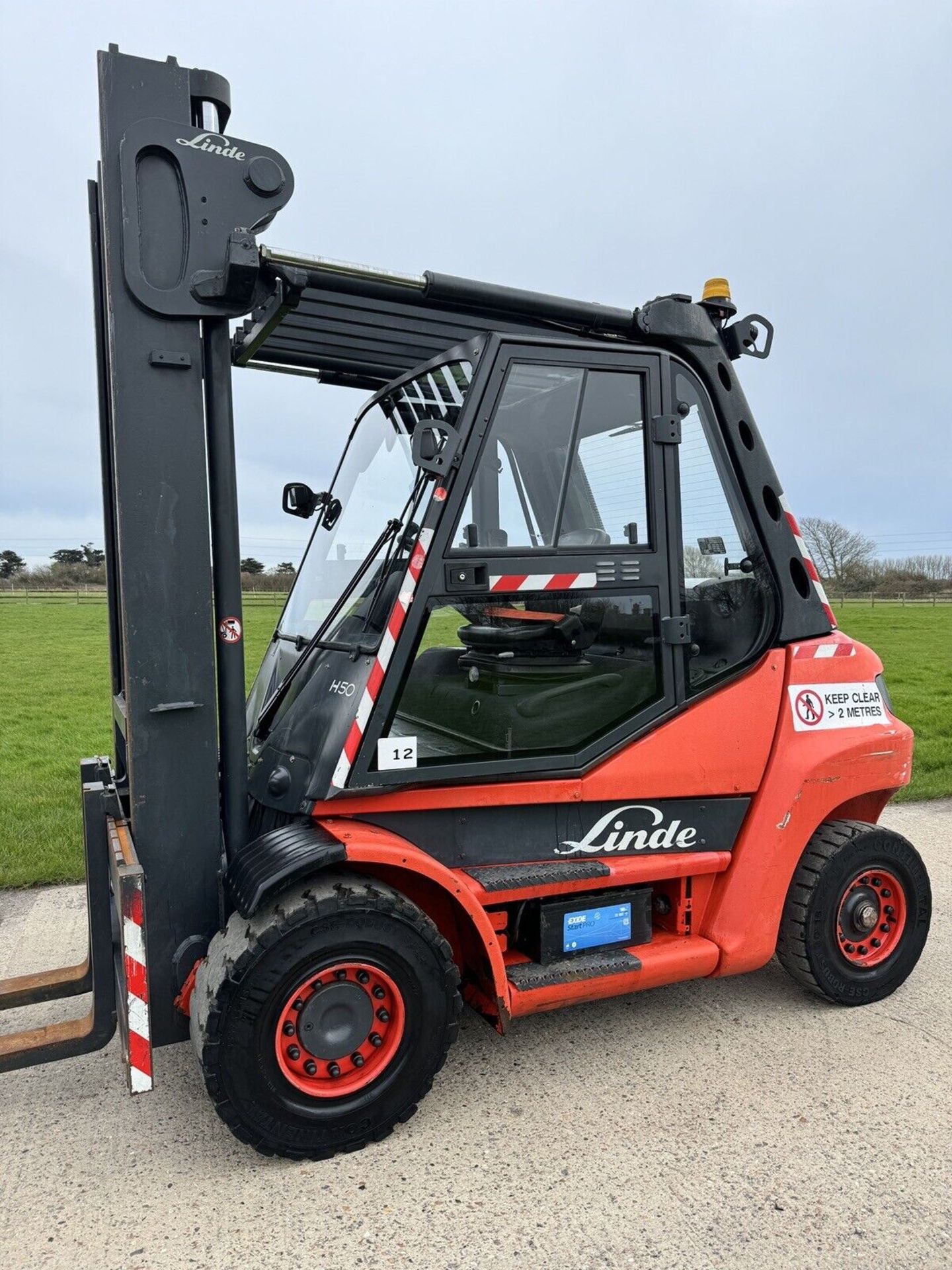 LINDE, H50 - Diesel Forklift Truck - Image 6 of 6