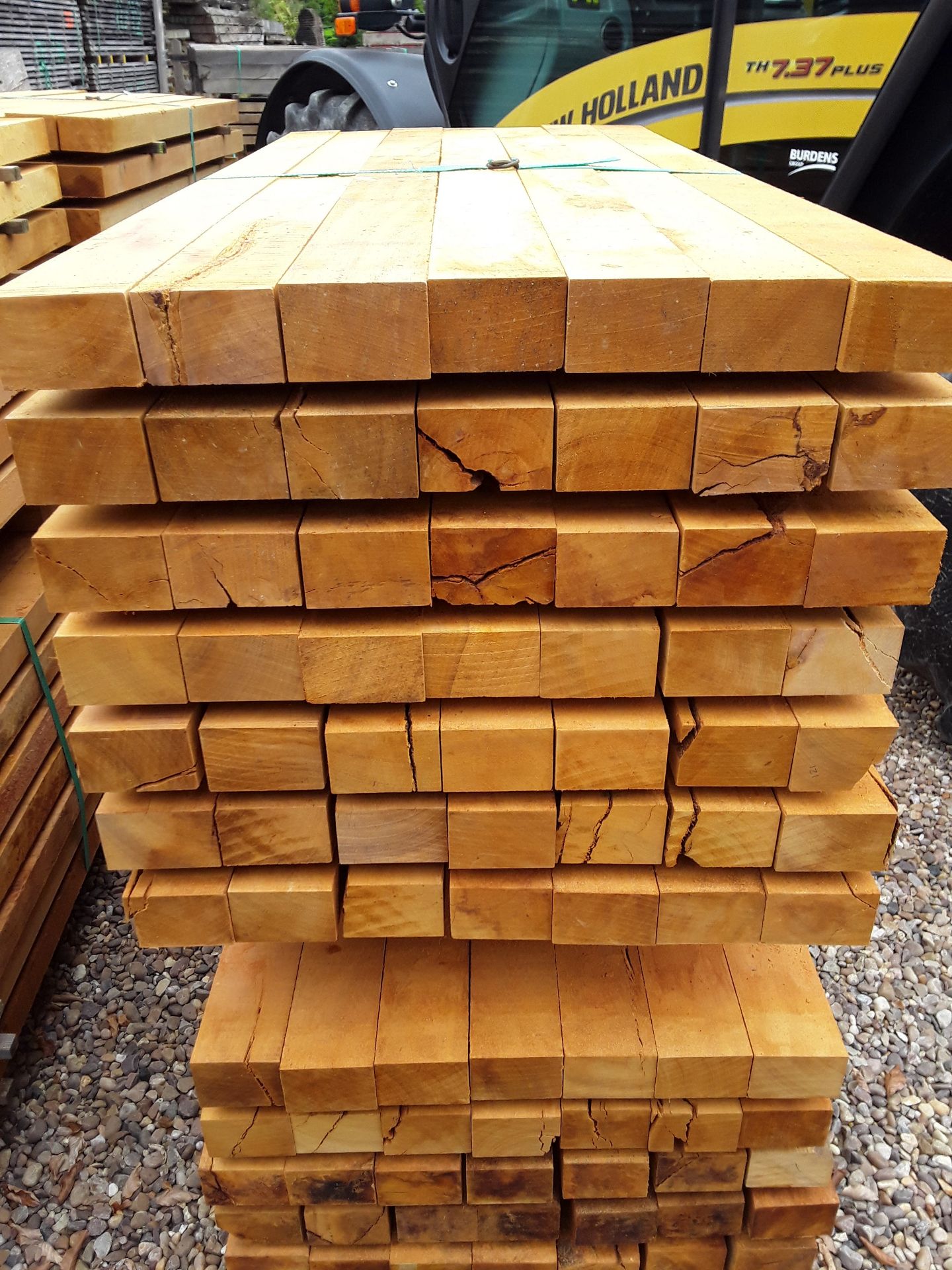 50 x Hardwood Sawn African Opepe Posts / Timber Offcuts - Bild 3 aus 5
