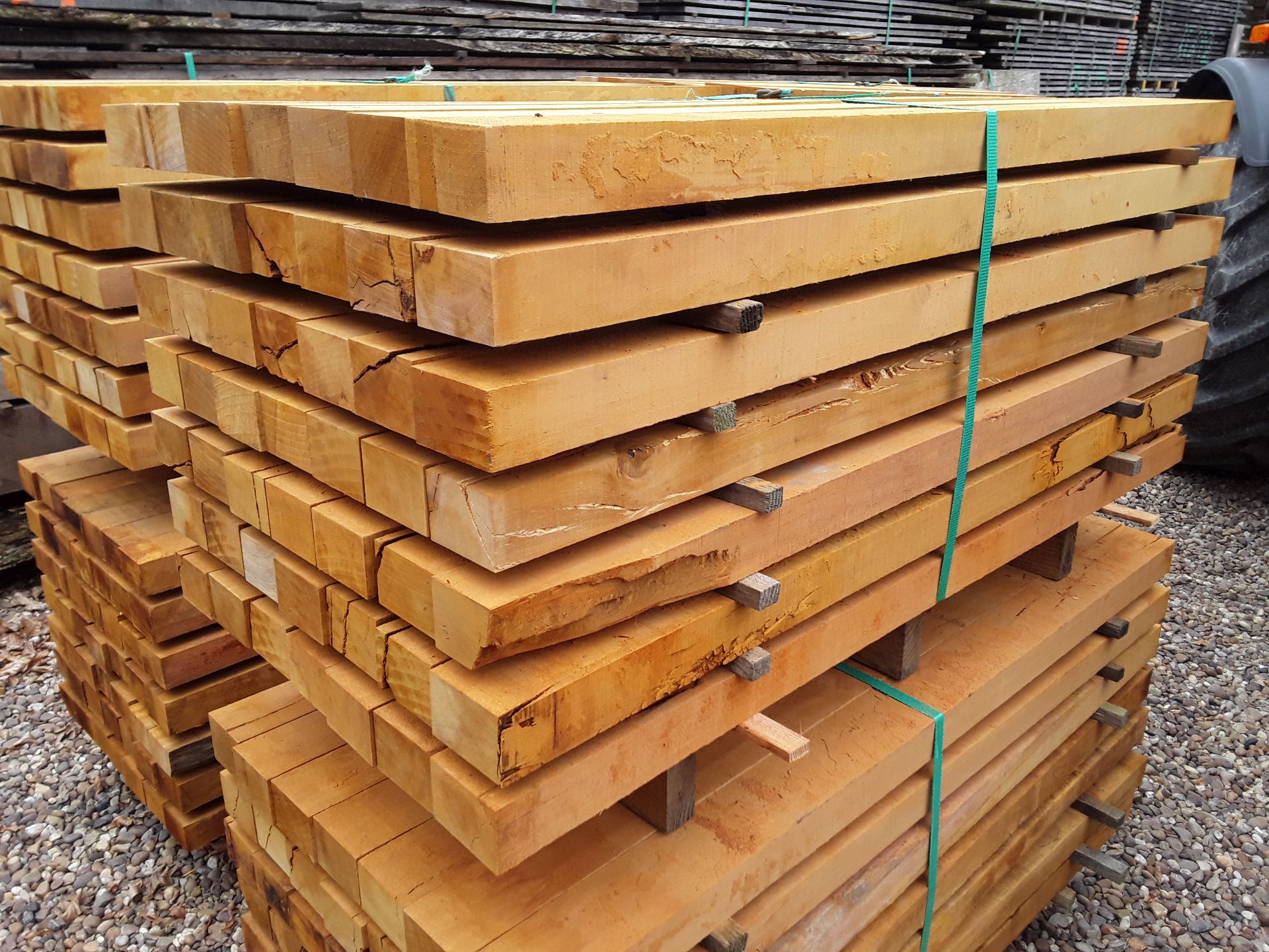 50 x Hardwood Sawn African Opepe Posts / Timber Offcuts - Bild 2 aus 5