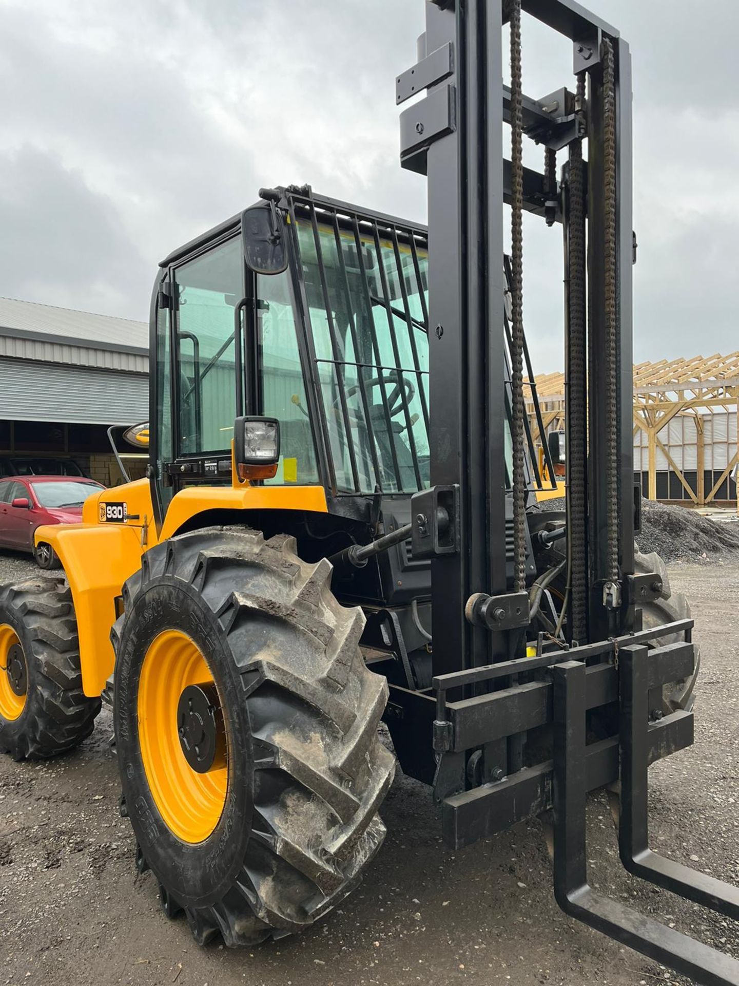 2010, JCB 930 - 4WD Rough Terrain Forklift.