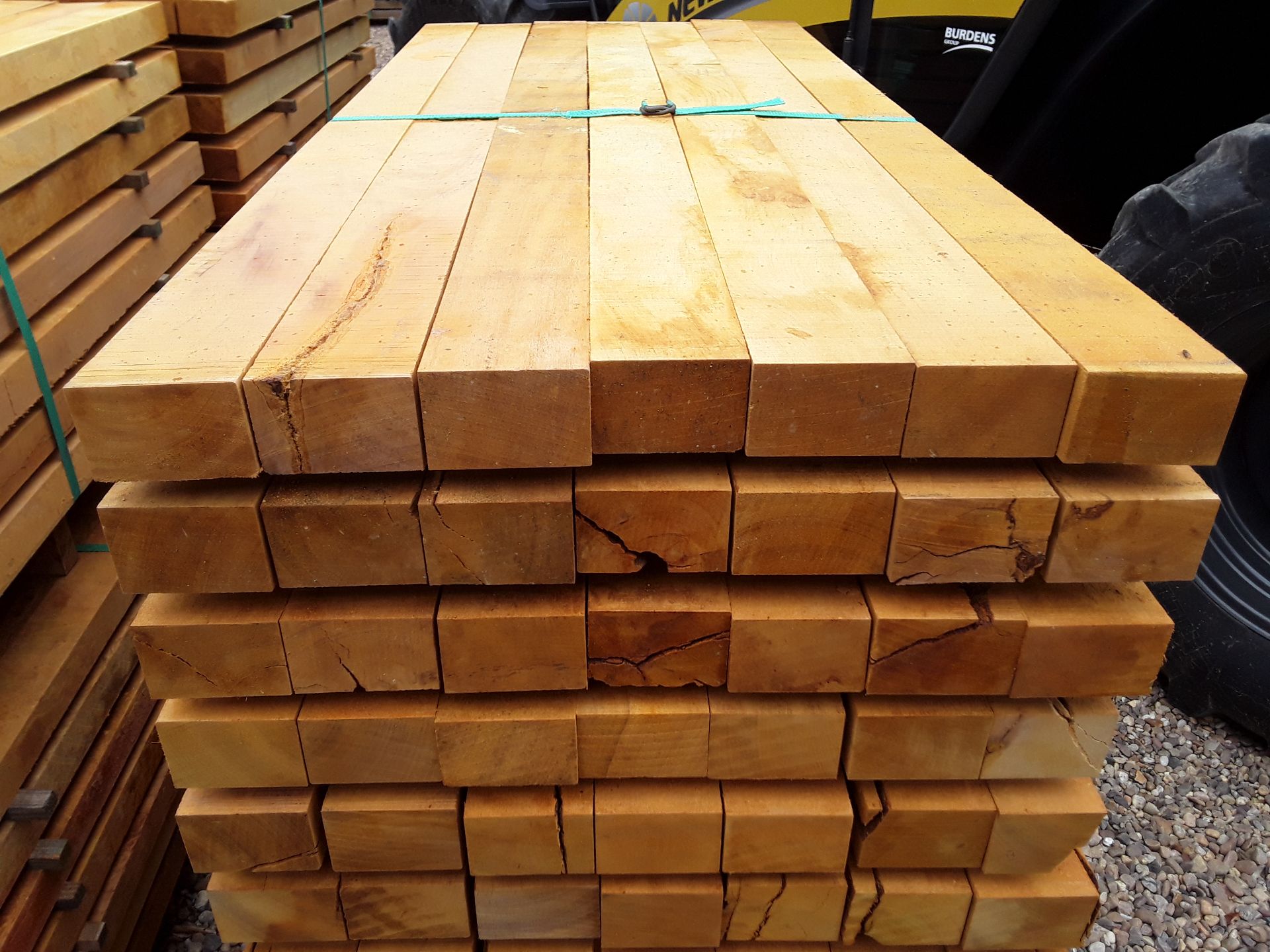 50 x Hardwood Sawn African Opepe Posts / Timber Offcuts - Bild 4 aus 5