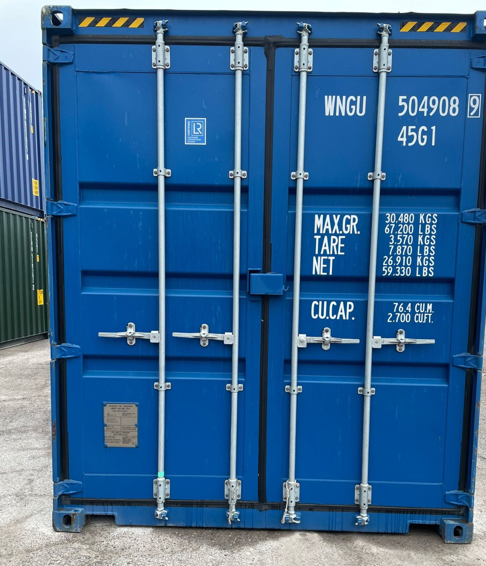 40ft HC Shipping Container - ref WNGU5049089 - NO RESERVE