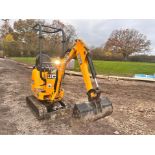 2019, JCB 8008 CTS - 0.8 Ton Mini Digger (expanding tracks 3 buckets)