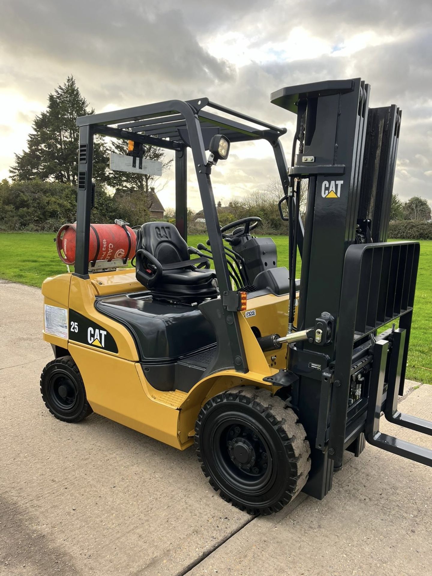 2017, CATERPILLAR 2.5 Tonne Gas Forklift (Container) Triple Mast - Image 2 of 10