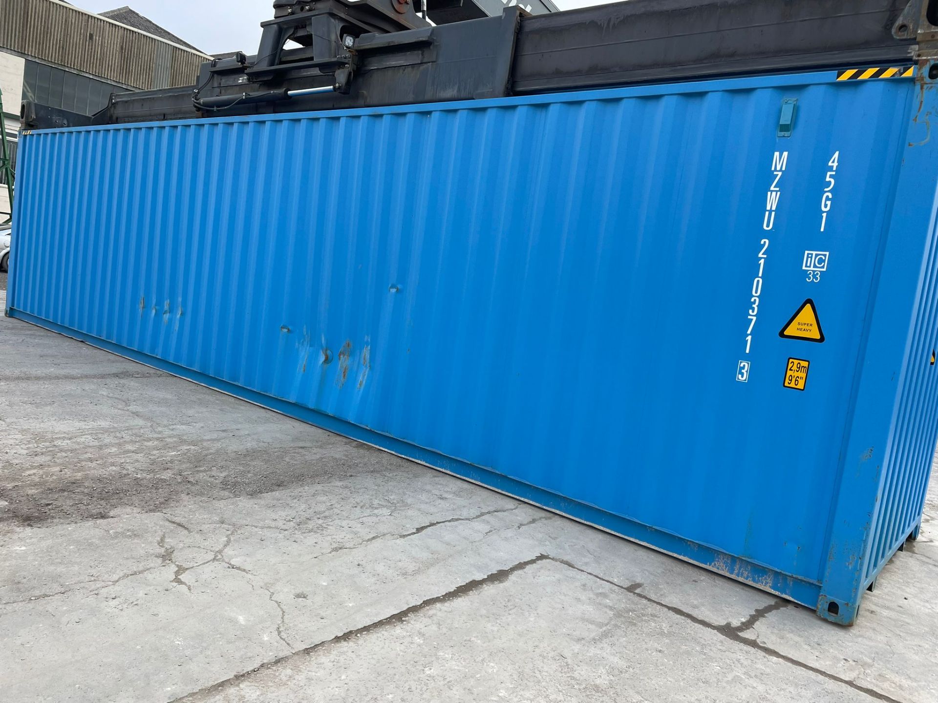 40ft HC Shipping Container - ref MZWU2103713 - NO RESERVE - Bild 2 aus 5