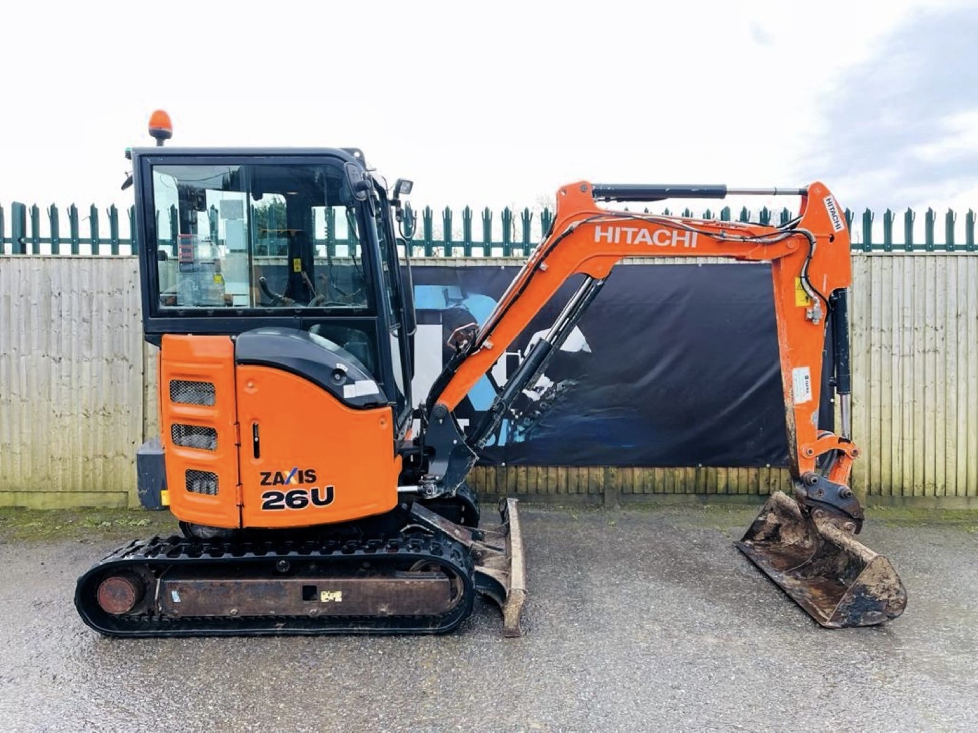 2016, HITACHI ZX26U-5A EXCAVATOR - Bild 8 aus 14