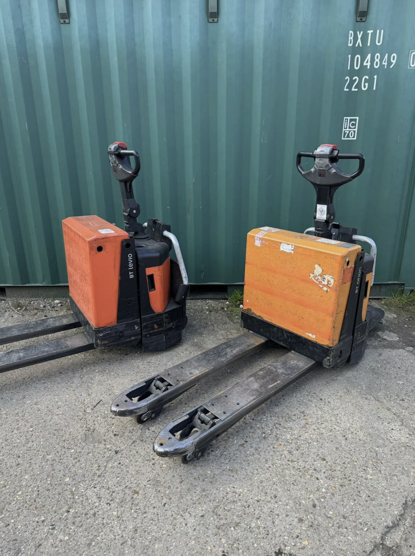 2 x BT 2 Tonne Electric Pallet Truck