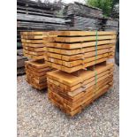 50 x Hardwood Sawn African Opepe Posts / Timber Offcuts