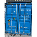 40ft HC Shipping Container - ref MZWU2103713 - NO RESERVE