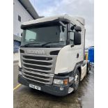 SCANIA G410 - 6x2 Tractor Unit (VRN - PK64 YBY) Ex-Sports Direct Fleet, Owned - Sports Direct