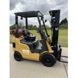 2016, CATERPILLAR - 1.5 Tonne Gas Forklift (Container / Triple Mast) - 3400 Hours