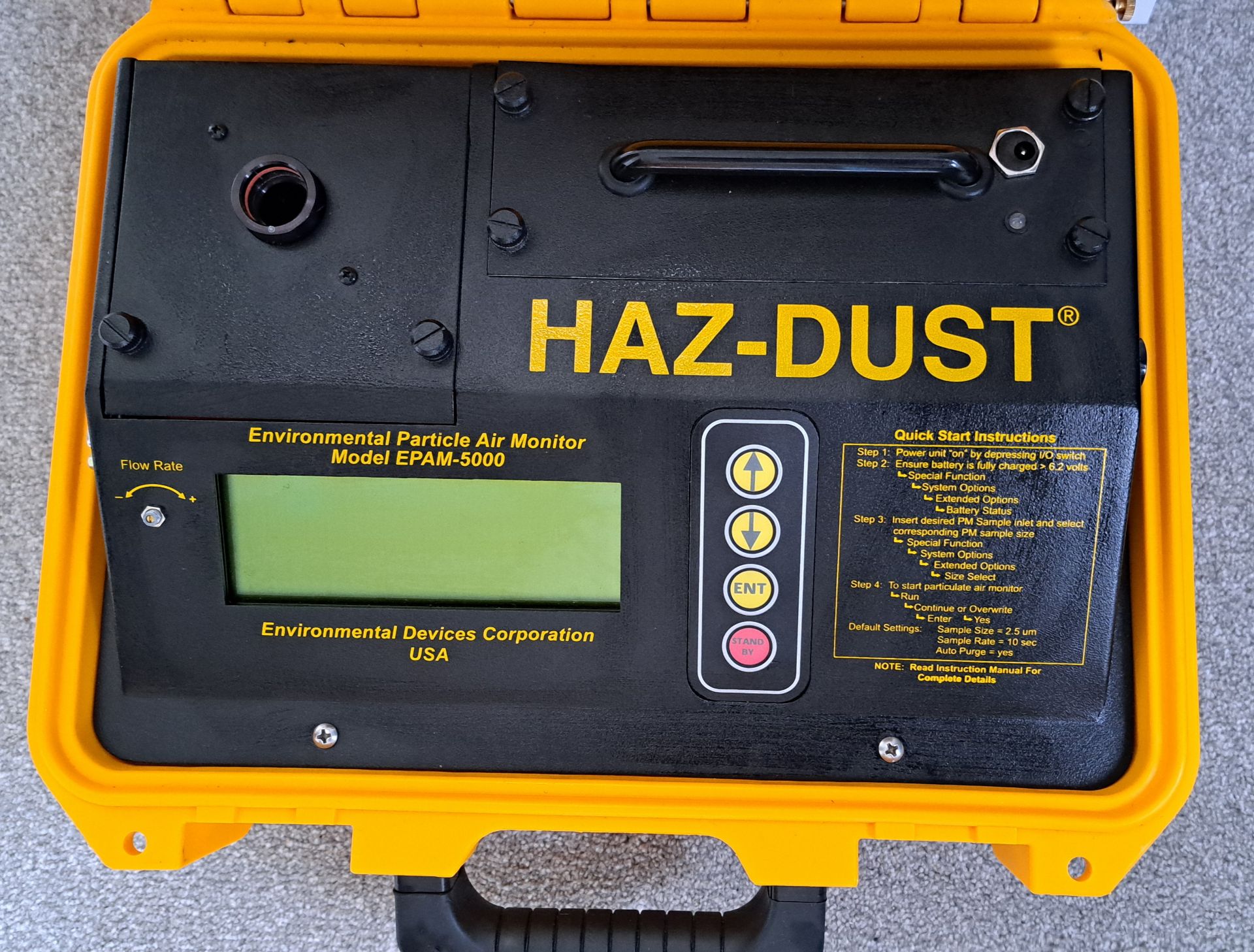 Haz-Dust Model EPAM-5000 Particulate Air Monitoring Equipment - Bild 2 aus 8