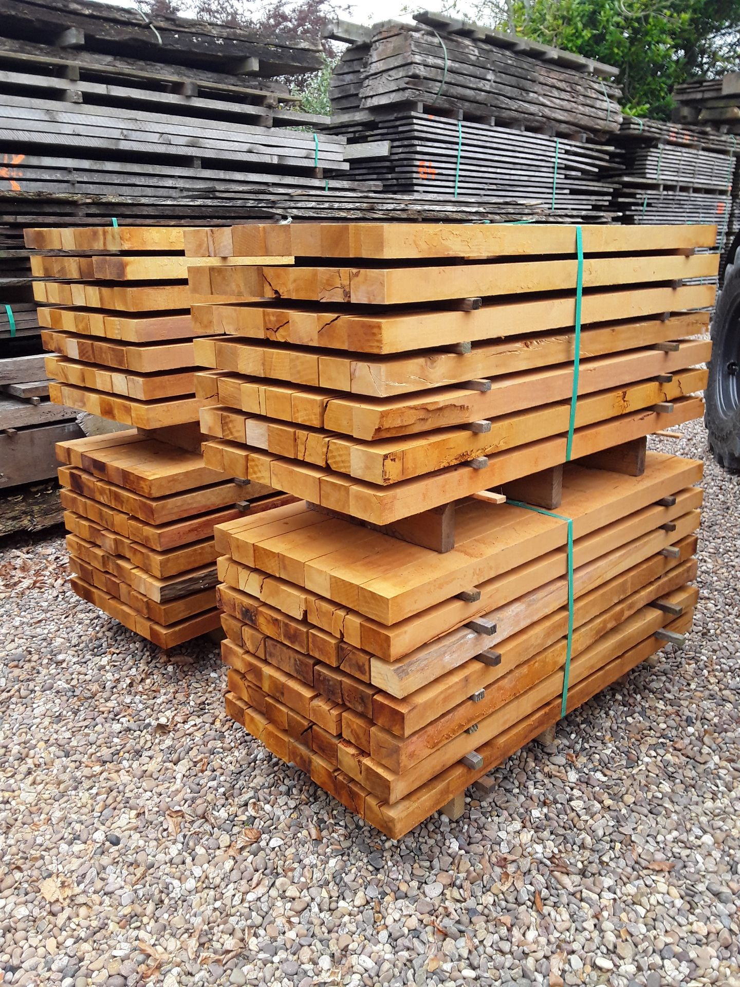 50 x Hardwood Sawn African Opepe Posts / Timber Offcuts