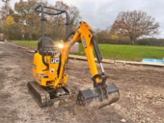 2019, JCB 8008 CTS - 0.8 Ton Mini Digger (expanding tracks 3 buckets)