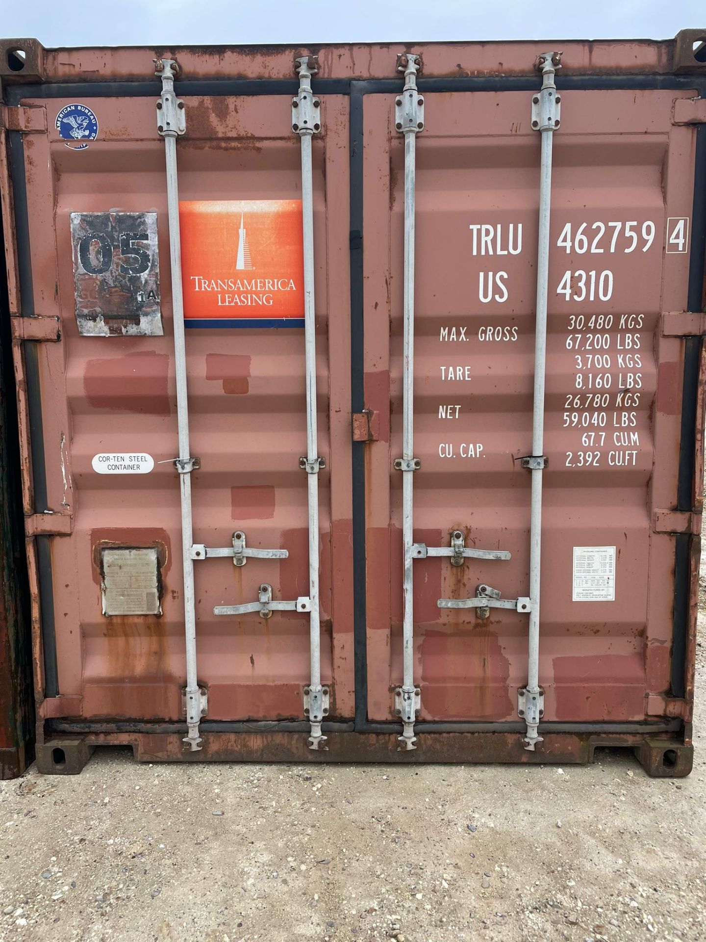 Shipping Container - ref TRLU4627594 - NO RESERVE (40’ GP - Standard)
