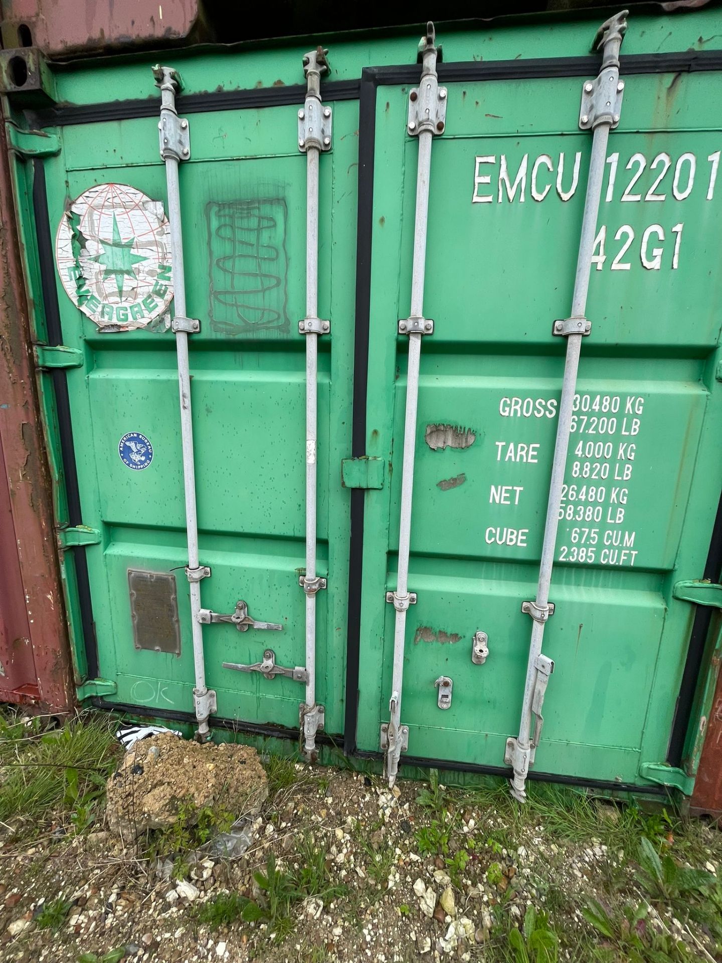 Shipping Container - ref EMCU1220178 - NO RESERVE (40’ GP - Standard)