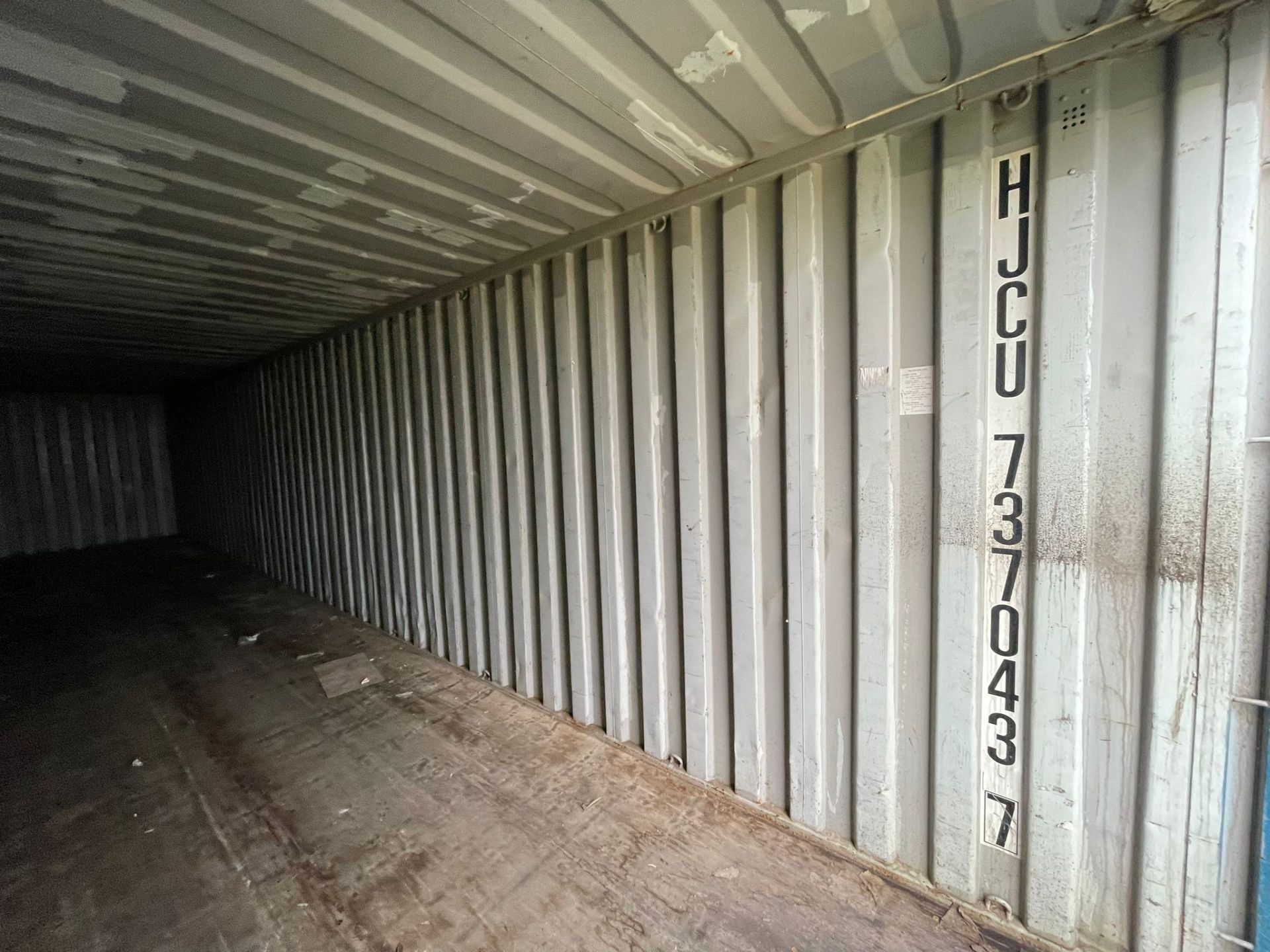 Shipping Container - ref HJCU7370437 - NO RESERVE (40’ GP - Standard) - Bild 2 aus 4