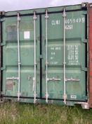 Shipping Container - ref CLHU4059499 - NO RESERVE (40’ GP - Standard)