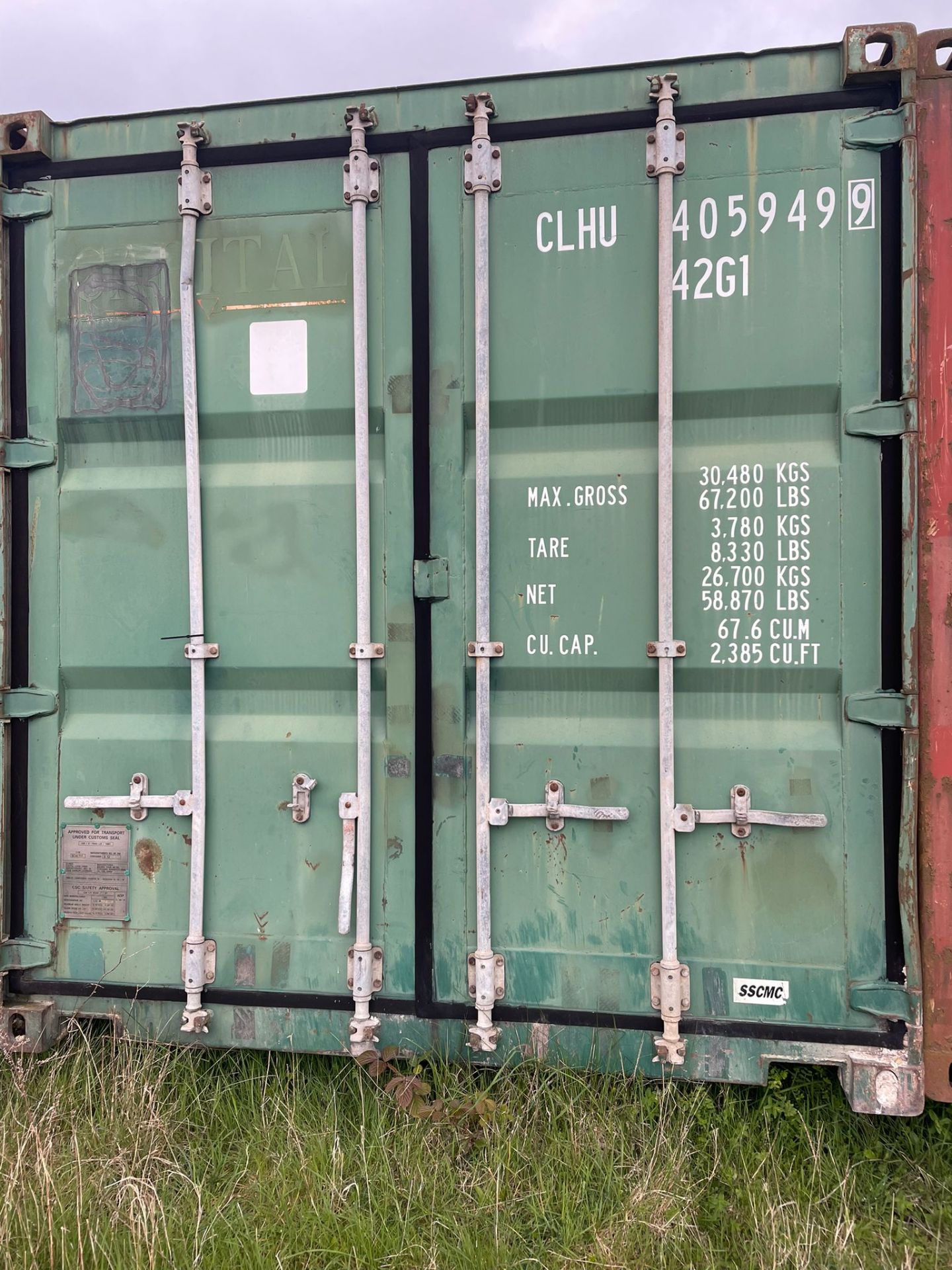 Shipping Container - ref CLHU4059499 - NO RESERVE (40’ GP - Standard)