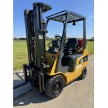 2016, CATERPILLAR - 1.5 Tonne Gas Forklift (Container / Triple Mast) - 3400 Hours