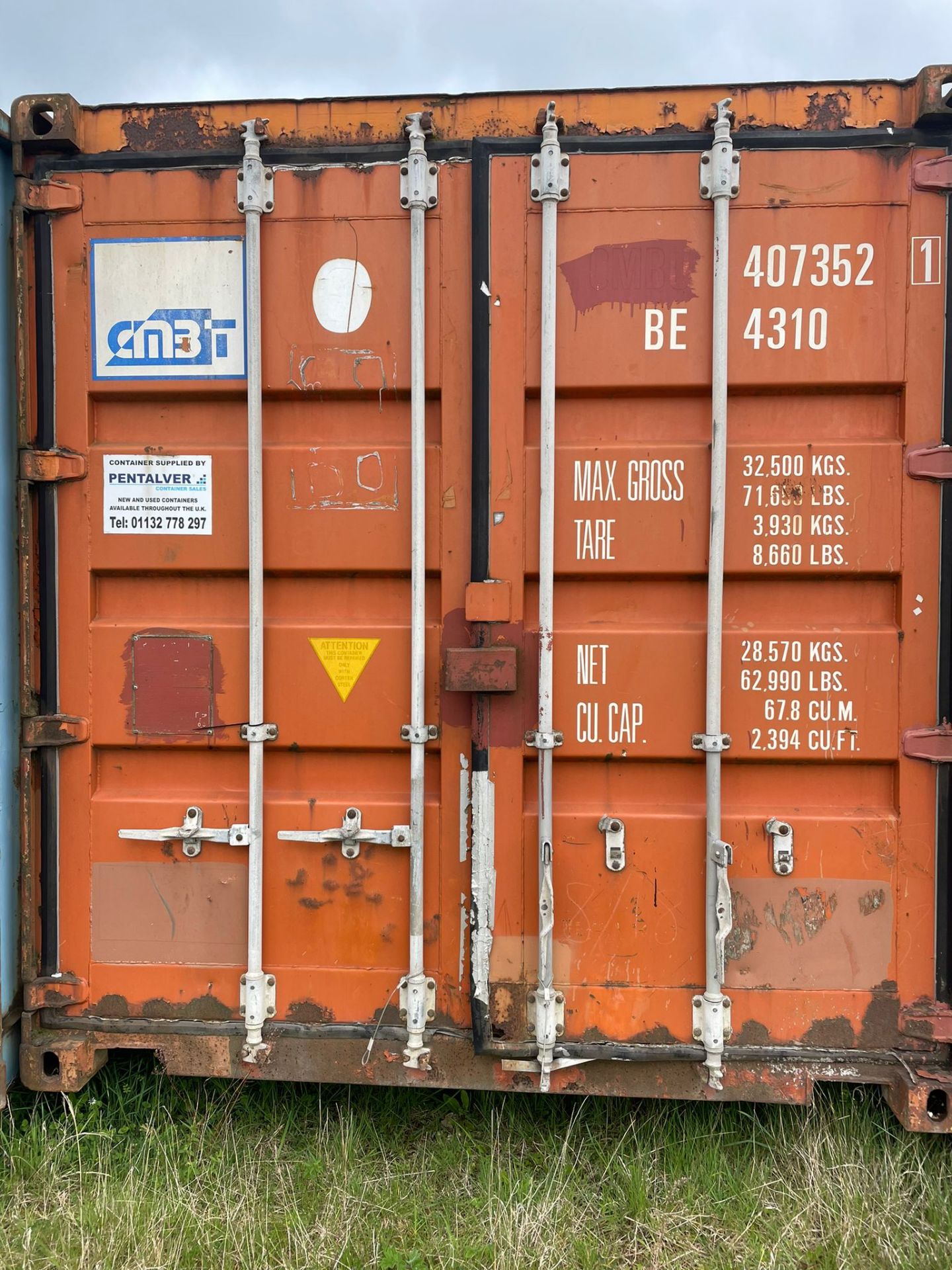 Shipping Container - ref CMBU4073521 - NO RESERVE (40’ GP - Standard)