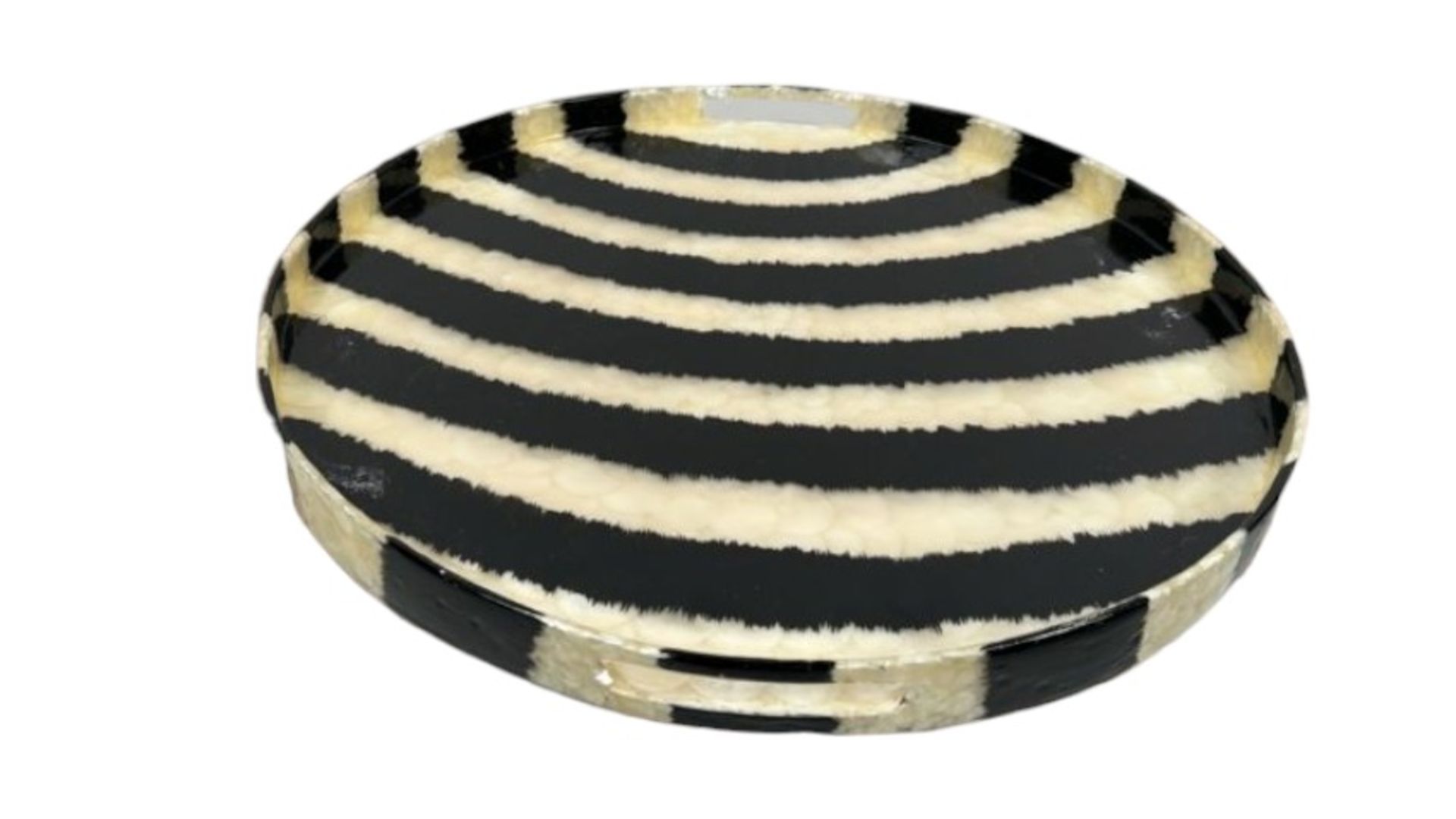 Joanna Buchanan Zebra Striped Display Tray