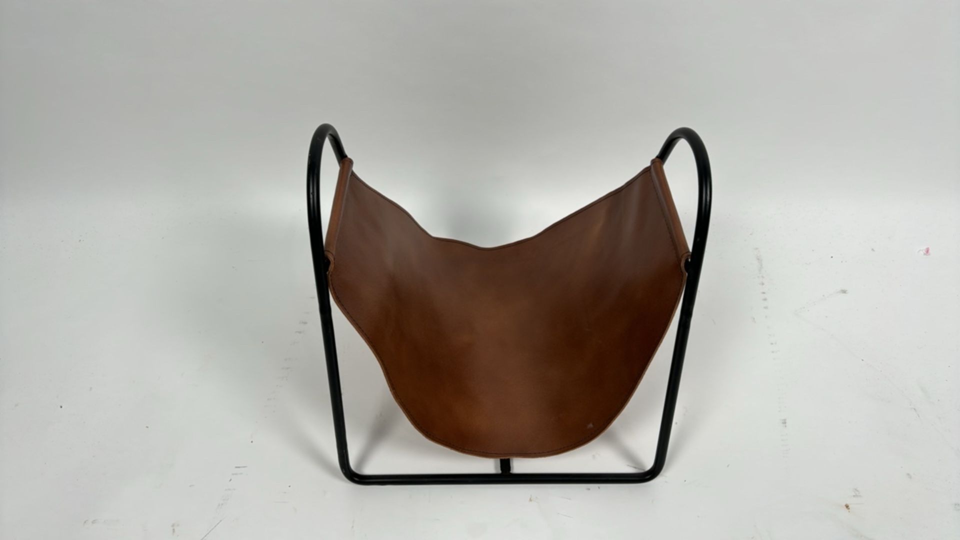 Brown Leather Log Holder - Image 2 of 4