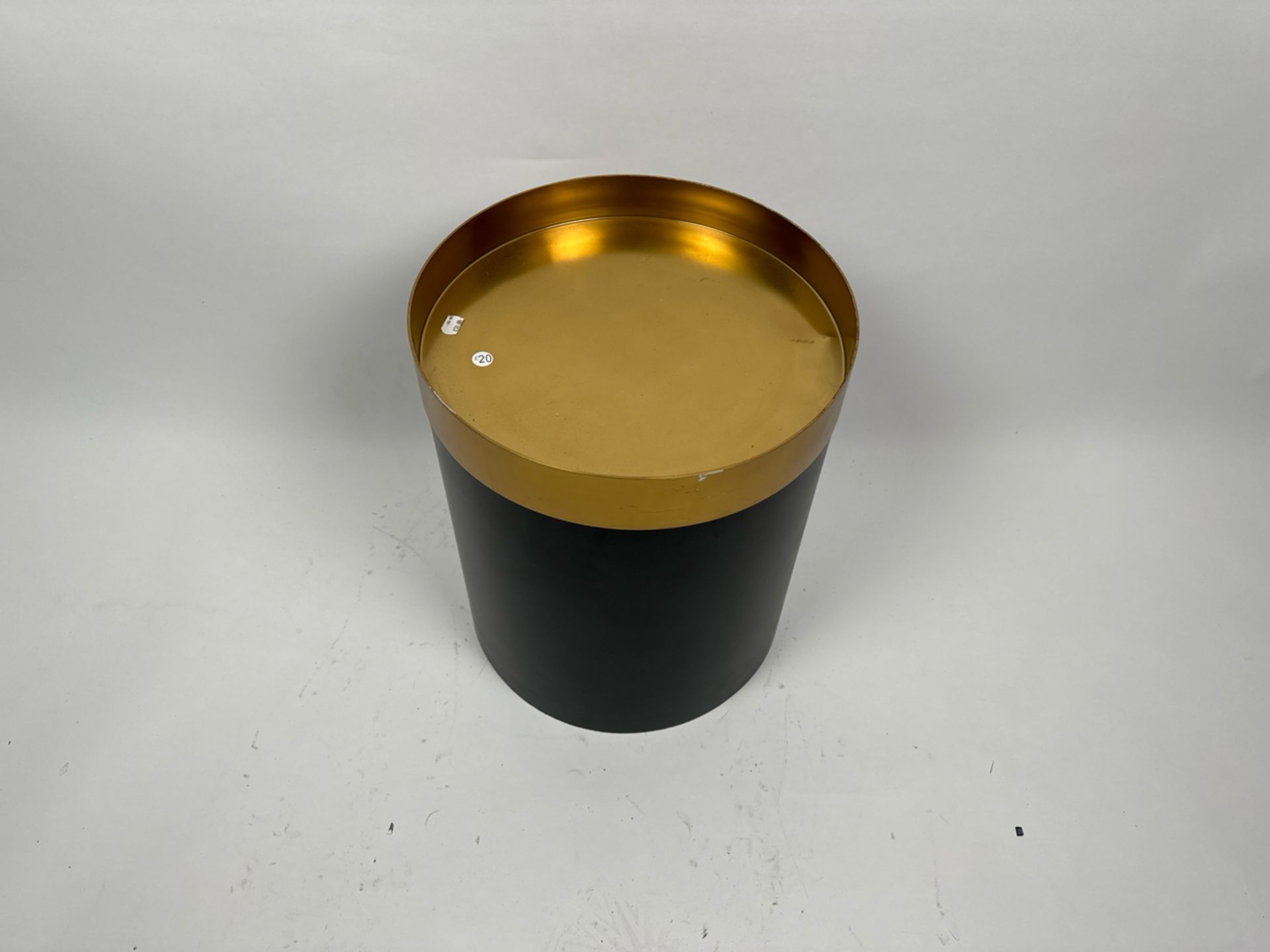 Black & Gold Side Table - Image 2 of 3