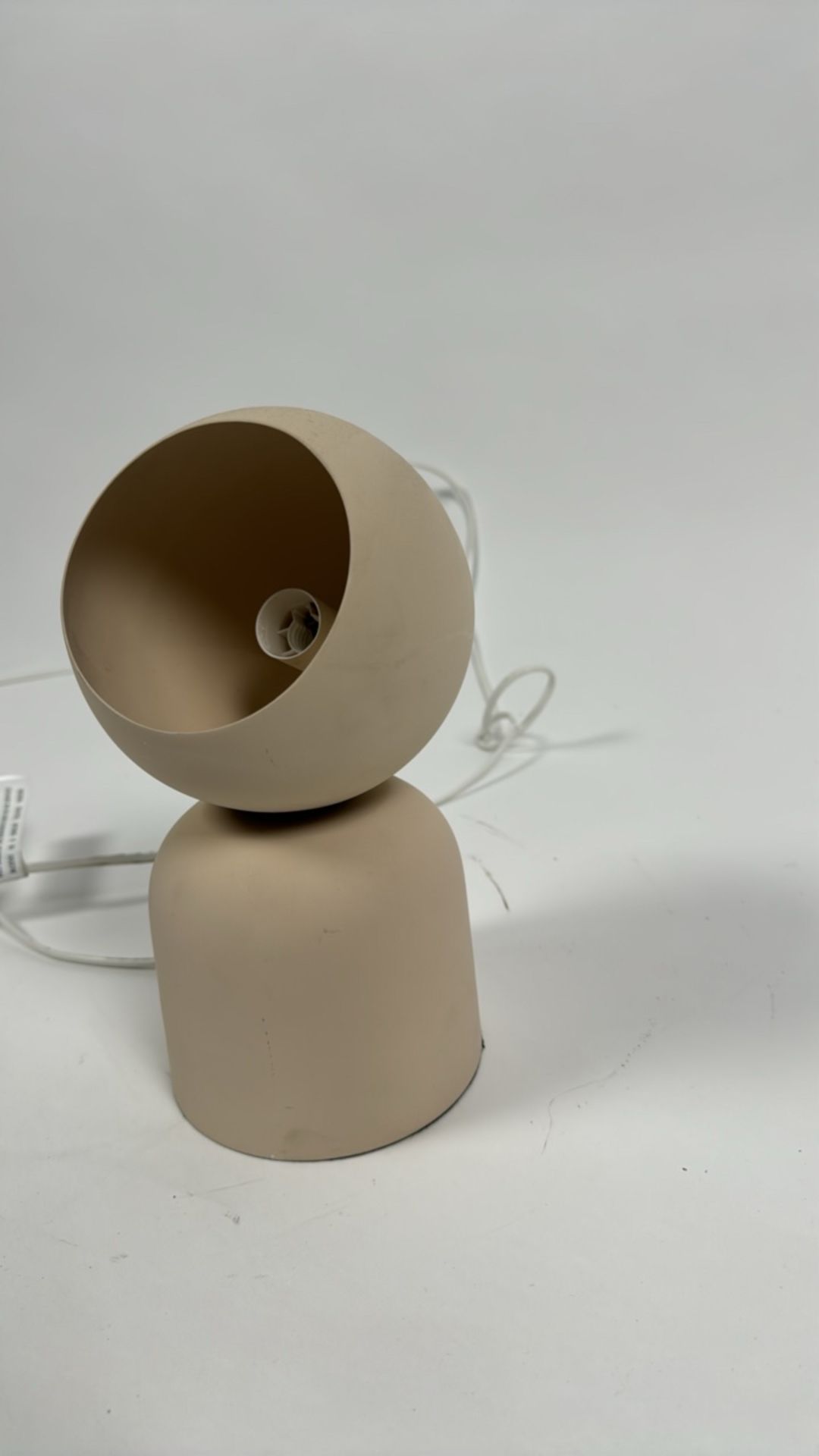 Beige Small Table Lamp - Image 5 of 5