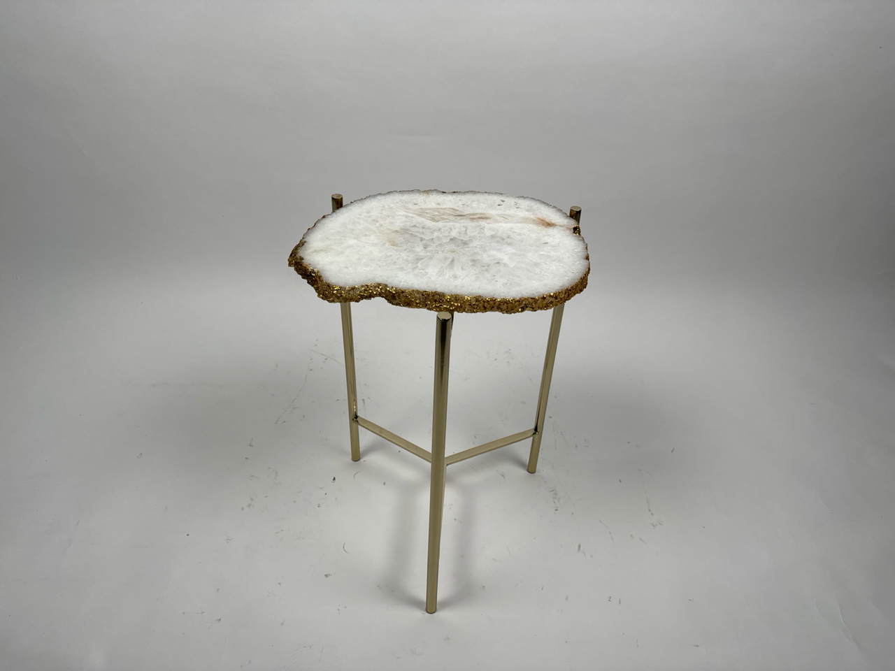 AMARA Agate Crystal Top Side Table - Image 3 of 3