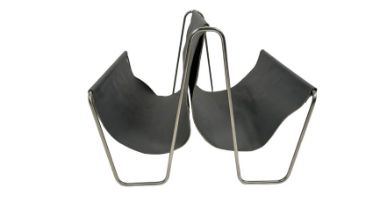 Grey Magazine Holder