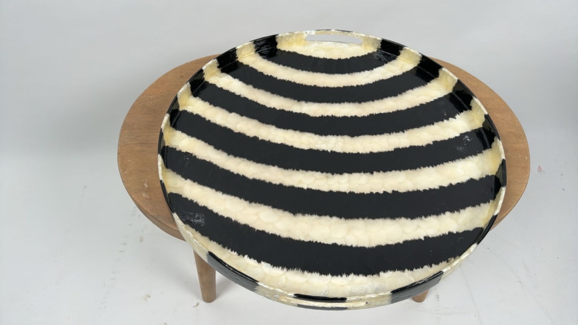 Joanna Buchanan Zebra Striped Display Tray - Image 2 of 3