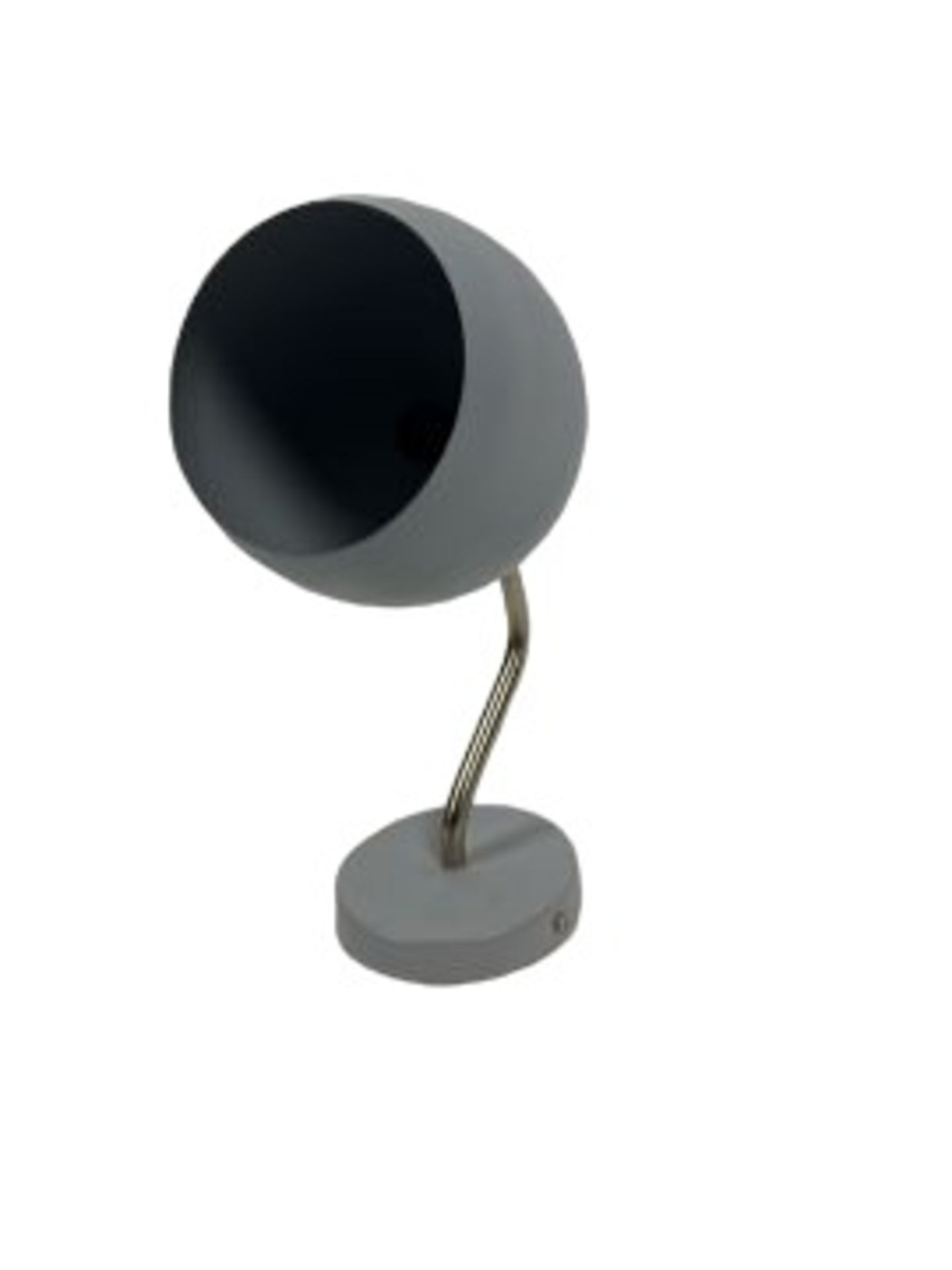 Grey Metal Lamp