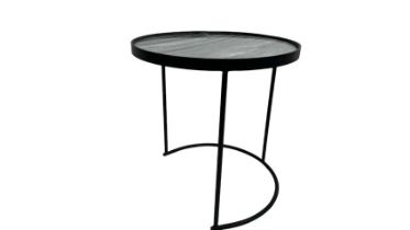 Luxe Round Table With Marble Top