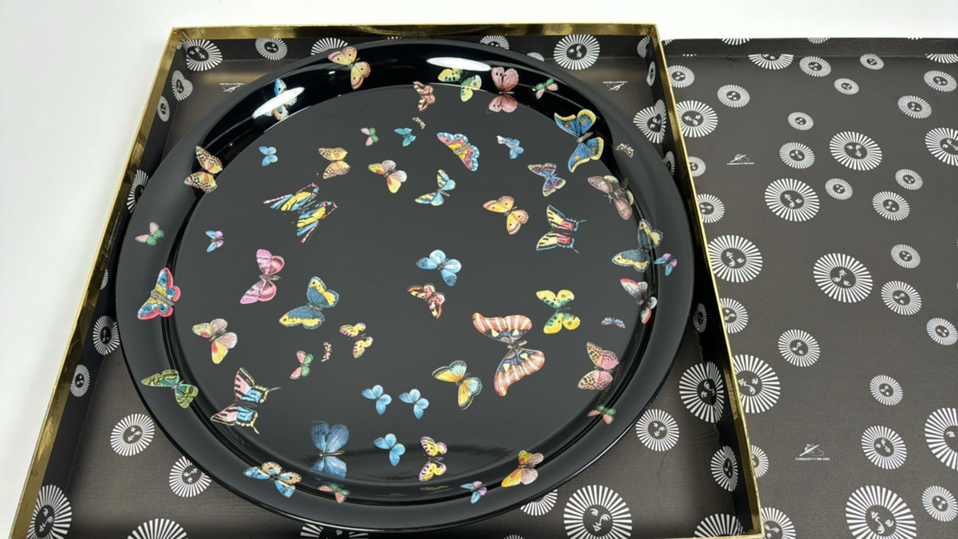 Fornasetti Tray Farfalle Butterfly Print - Image 4 of 5