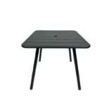 Grey Outdoor Metal Table