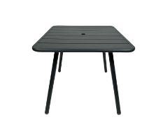 Grey Outdoor Metal Table