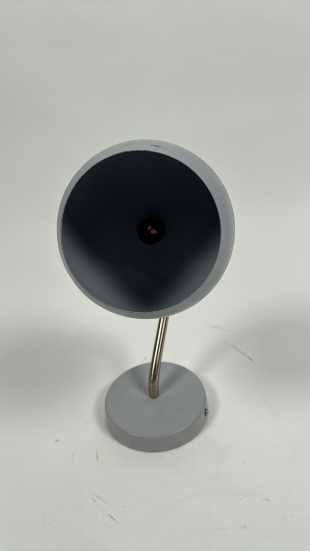 Grey Metal Lamp - Image 4 of 4