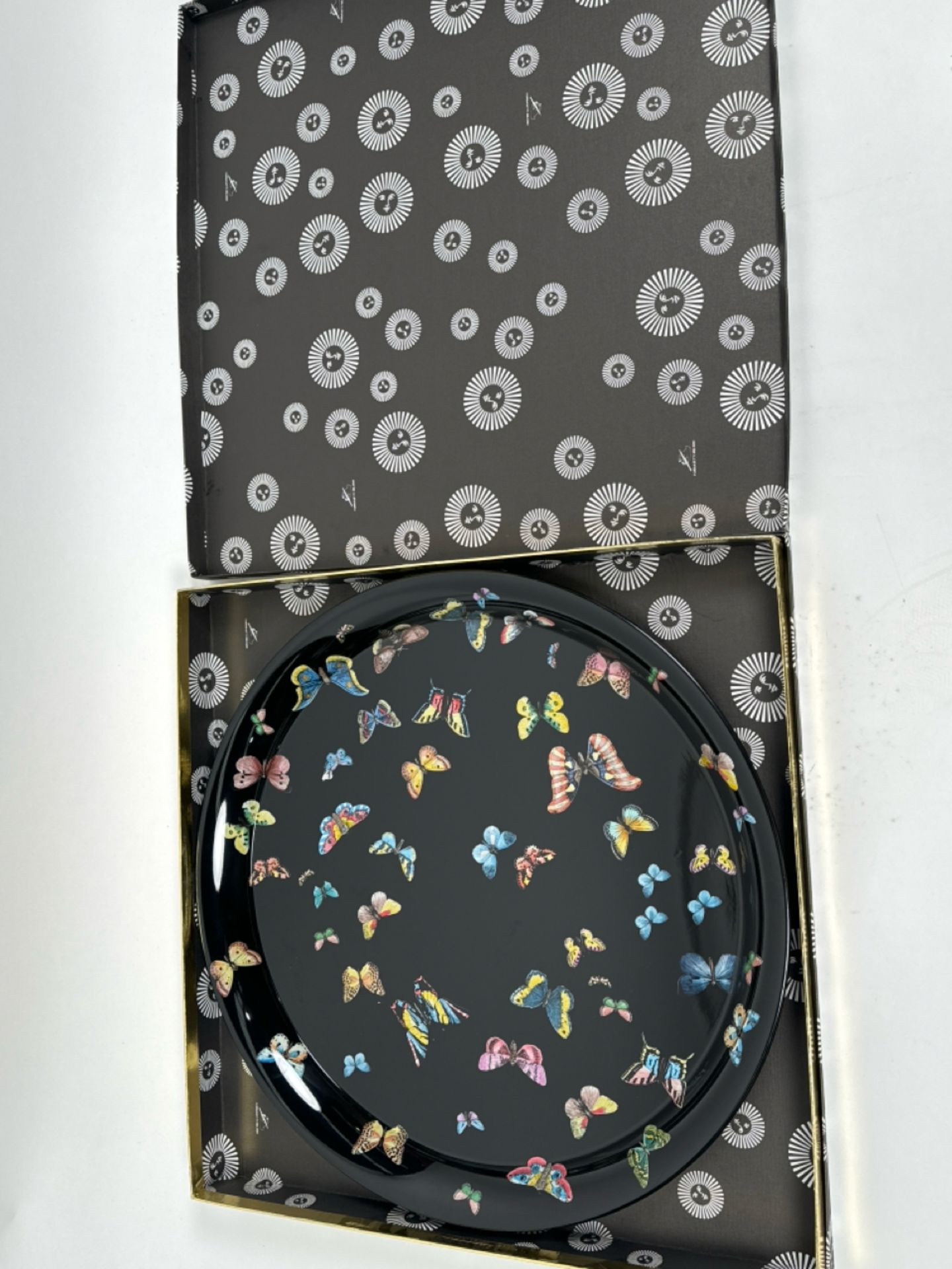 Fornasetti Tray Farfalle Butterfly Print - Image 3 of 5