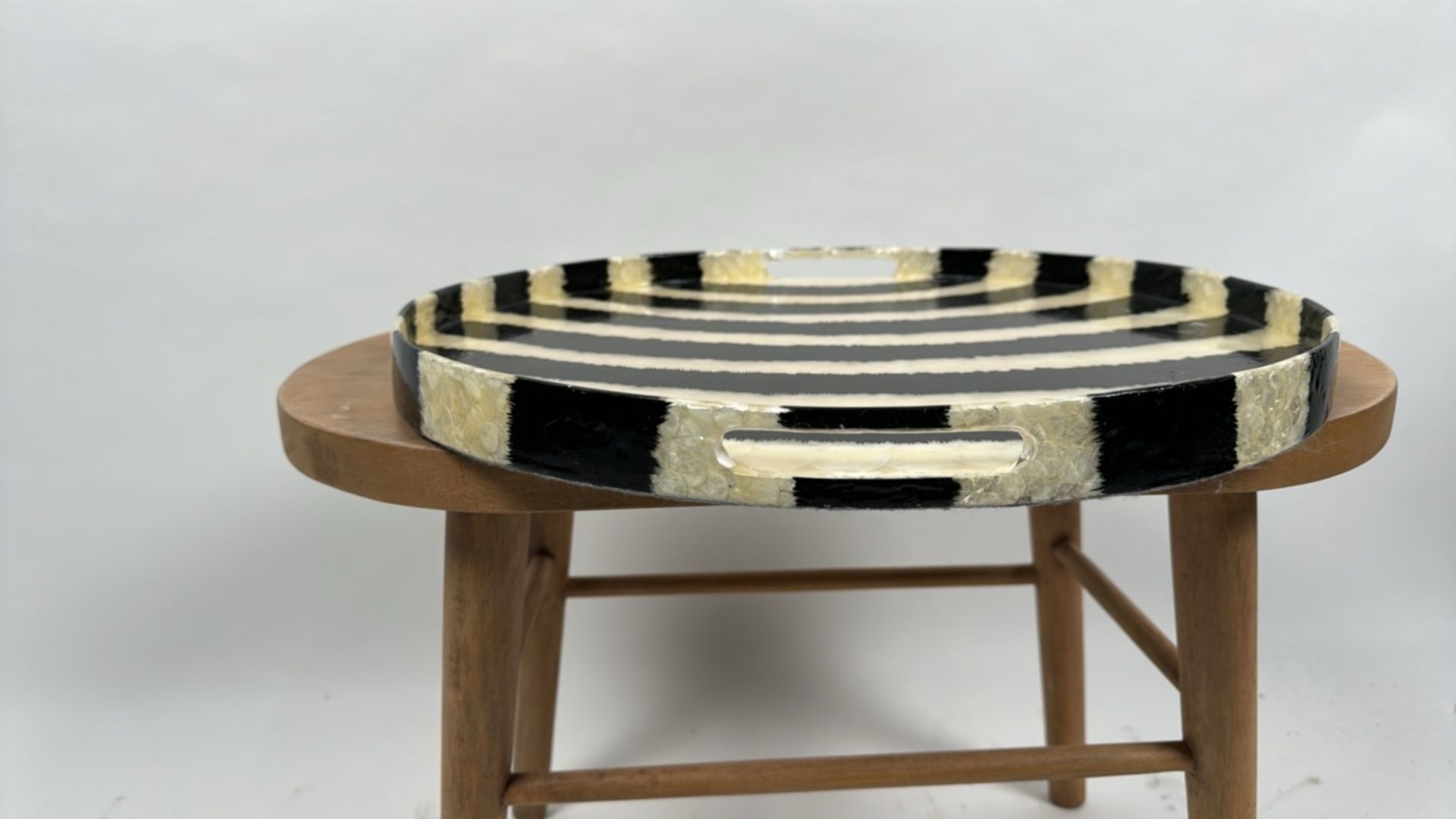 Joanna Buchanan Zebra Striped Display Tray - Image 3 of 3