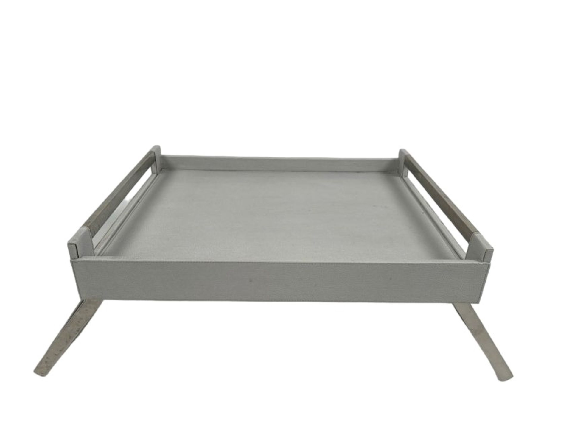 Grey Leather Tray