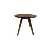 Wooden Circular Side Table