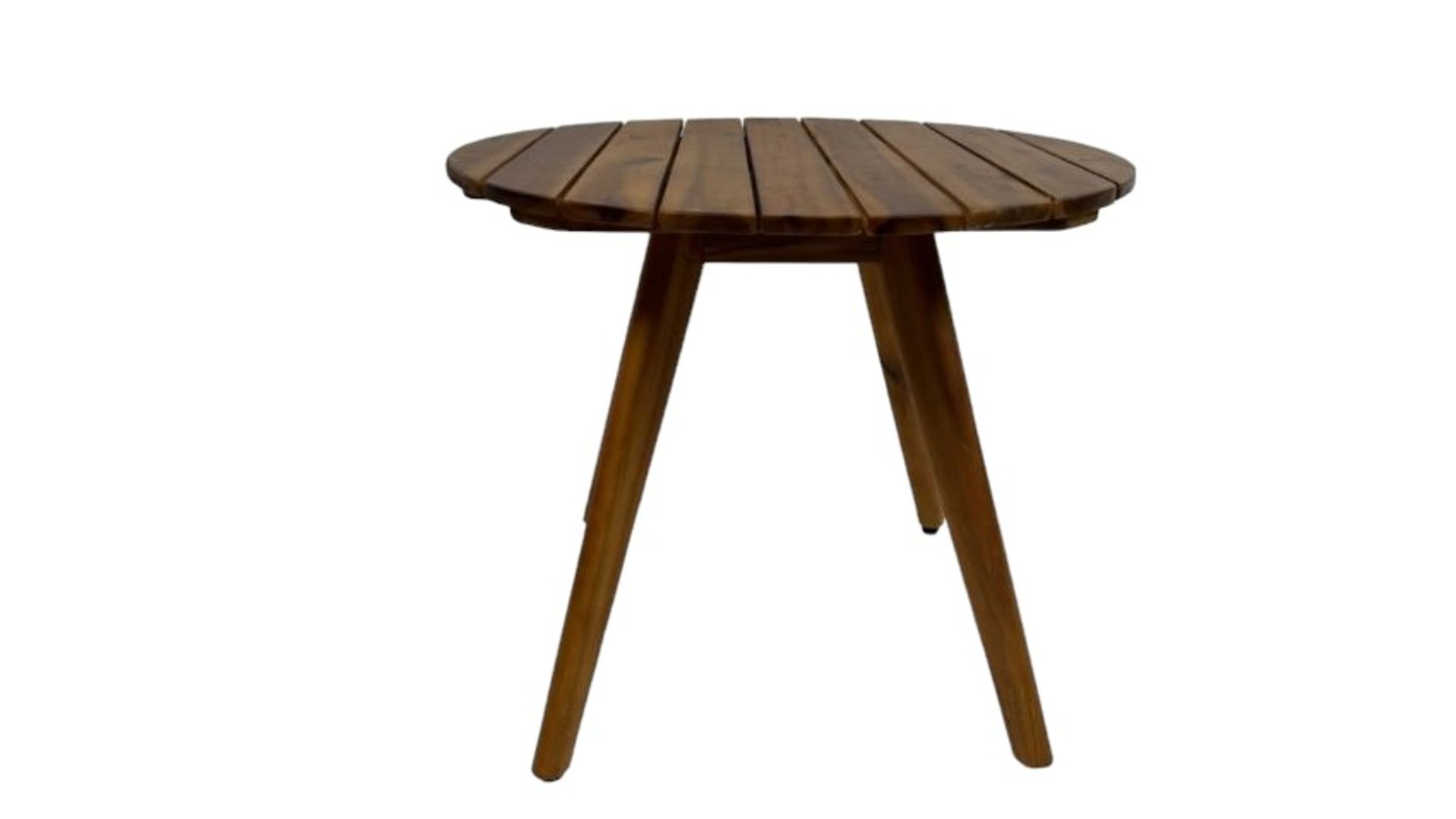 Wooden Circular Side Table