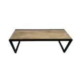 Retreat Metal Frame Bench